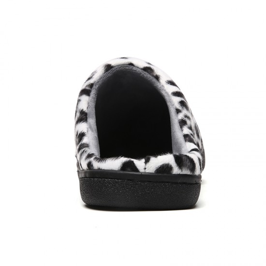 Men Leopard Cotton Warm Non Slip Wearable Sole Slip on Home Slipper Men Leopard Cotton Warm Non Slip Wearable Sole Slip on Home Slipper